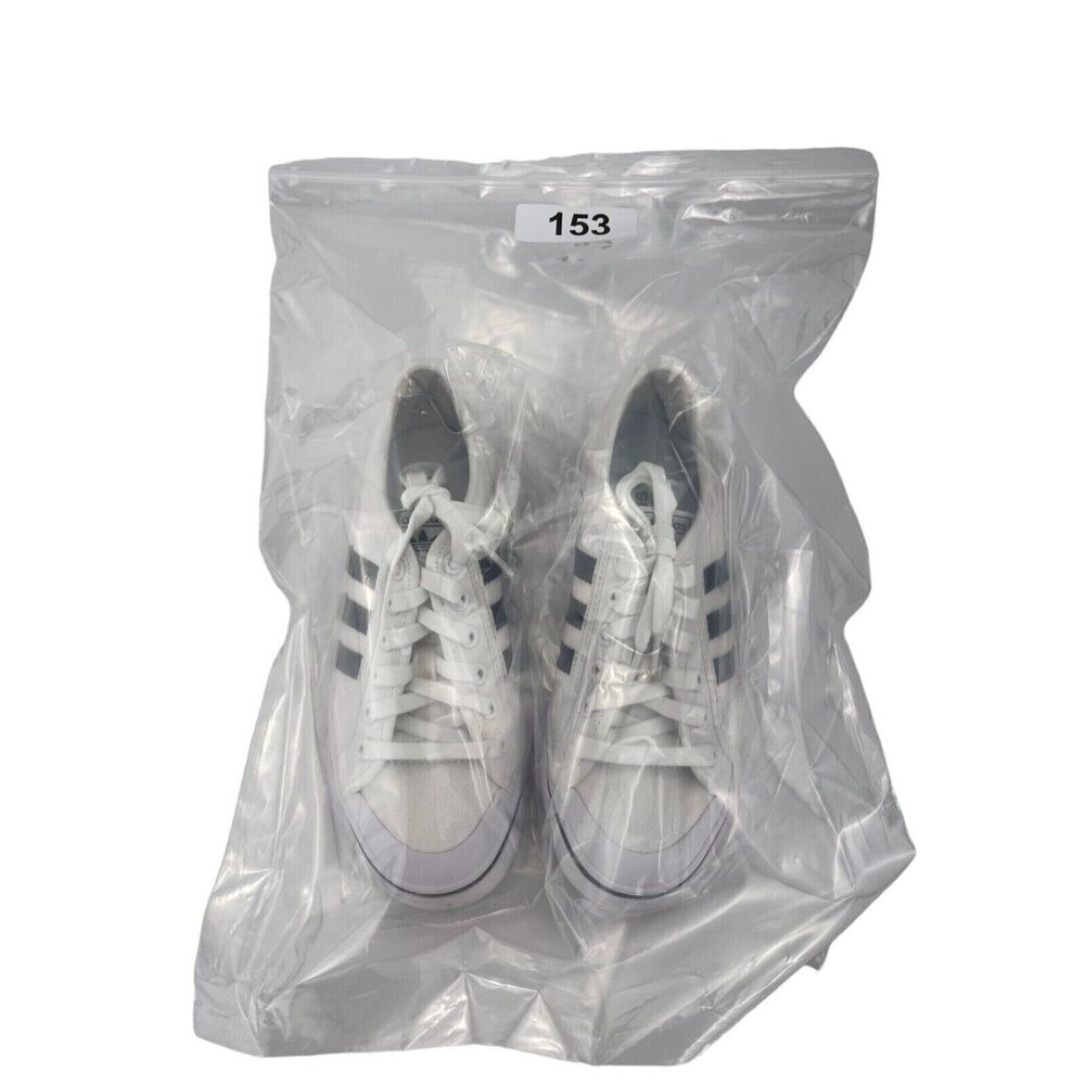 Adidas Nizza J EF5140 Kids Unisex White Lace Up Low Top Sneakers Size 7 - Picture 12 of 12